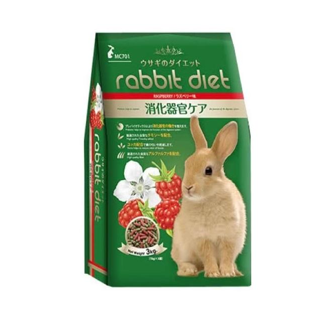 MC兔飼料 愛兔窈窕美味餐 (三種口味任選 MC701覆盆莓/MC702蘋果/MC703野莓 兔子飼料 兔子食物)