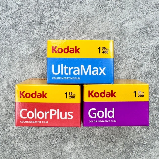 【Kodak 柯達】135底片 36張 軟片 Gold 200 金膠捲 ColorPlus 200 UltraMax 400 全新135軟片