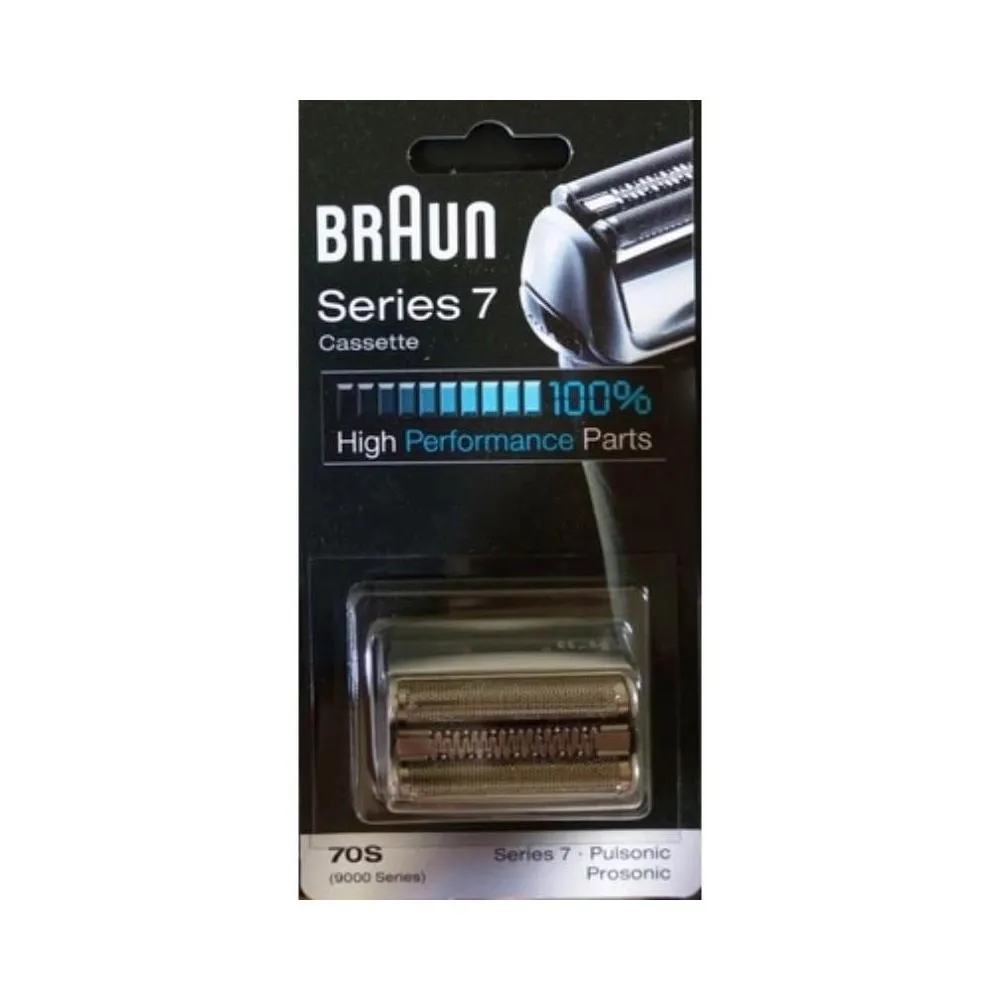 【BRAUN 百靈】[請小心假貨橫行]德國正品 百靈 BRAUN 刀頭  刀頭刀網組 70S 7系列 電動刮鬍刀網(平行輸入)
