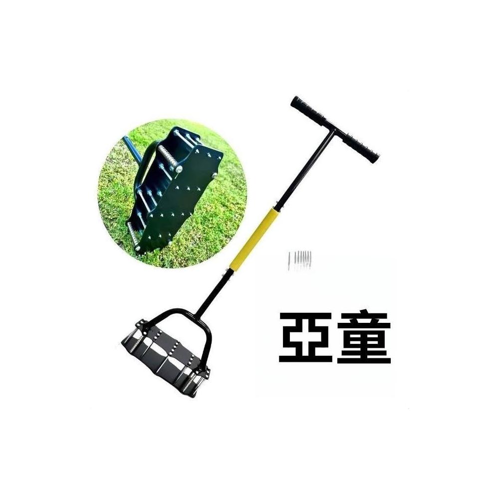 彈簧松土器 草坪松土器 手動翻土器園林省力土壤打孔器園藝工具