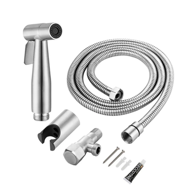【wepay】304不鏽鋼馬桶噴槍組(馬桶噴槍 沖水器 不銹鋼噴槍)