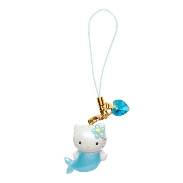 SANRIO 三麗鷗】asdfkitty*KITTY 造型手機吊飾掛飾鑰匙圈-美人魚長腿