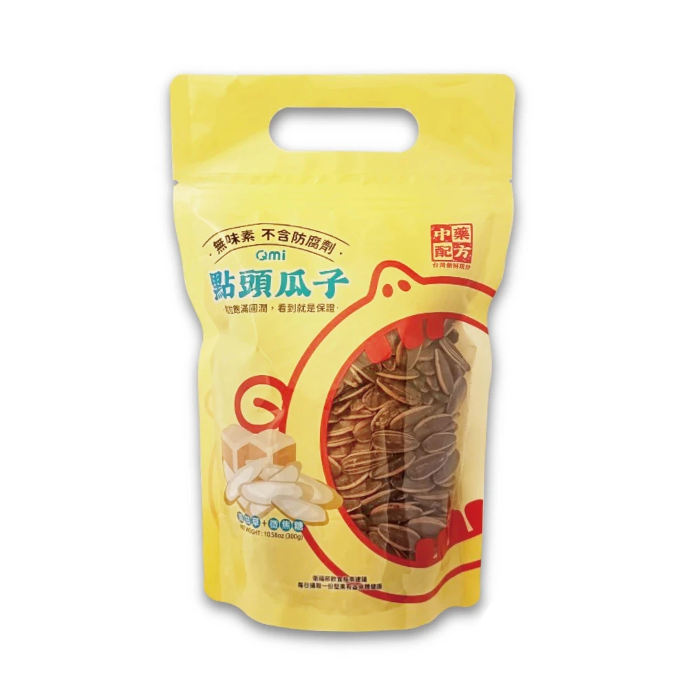 QMI 點頭瓜子(300G) 休閒零食 瓜子 葵瓜子 零食 零嘴 小零食 焦糖葵瓜子 甘草瓜子 五香瓜子【濠氣老闆】