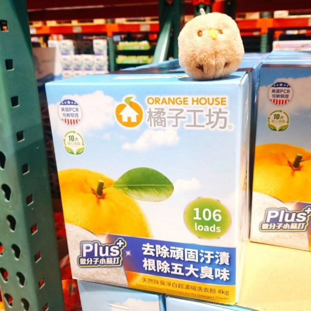 【Orange house 橘子工坊】天然除臭淨白超濃縮洗衣粉 4公斤 天然 除臭 淨白 濃縮 洗衣粉 微分子 小蘇打  4公斤