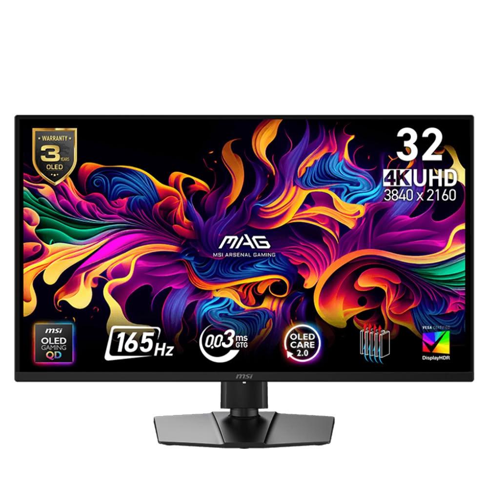 【MSI 微星】MAG 322UP QD-OLED E16 32型 4K 165Hz 電競螢幕
