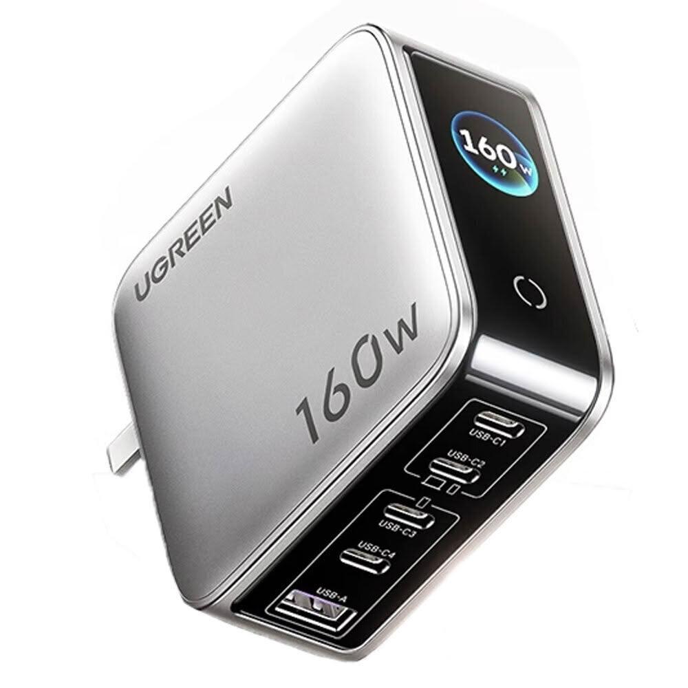 160W 氮化鎵充電器X774 螢幕顯示5口充電PD3.1QCUFCSSCP 單口140