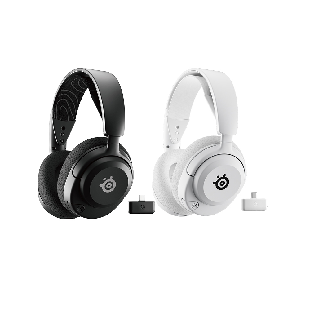 SteelSeries 賽睿 Arctis Nova 5 為電競玩家設計的無線頭戴式耳機，支援藍芽5.3傳輸，重量僅269g輕盈舒適。內建高品質麥克風，頻率響應達32kHz，完美適合Windows、MAC、PS、Xbox、iOS、Android等多平臺使用。無線連線模式，提供沉浸式遊戲體驗，一年保固，中國製造，NCC及BSMI認證合格。