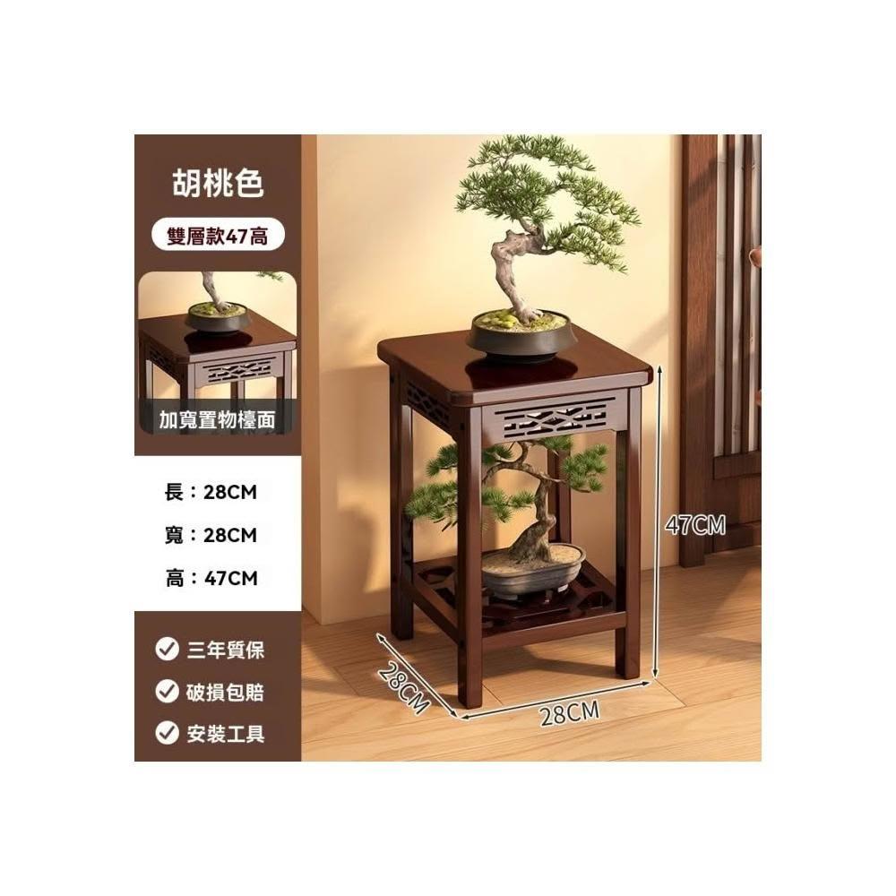🔥熱銷🔥中式花架子客廳落地式置物架陽台實木花台2026新款室內多層花盆架