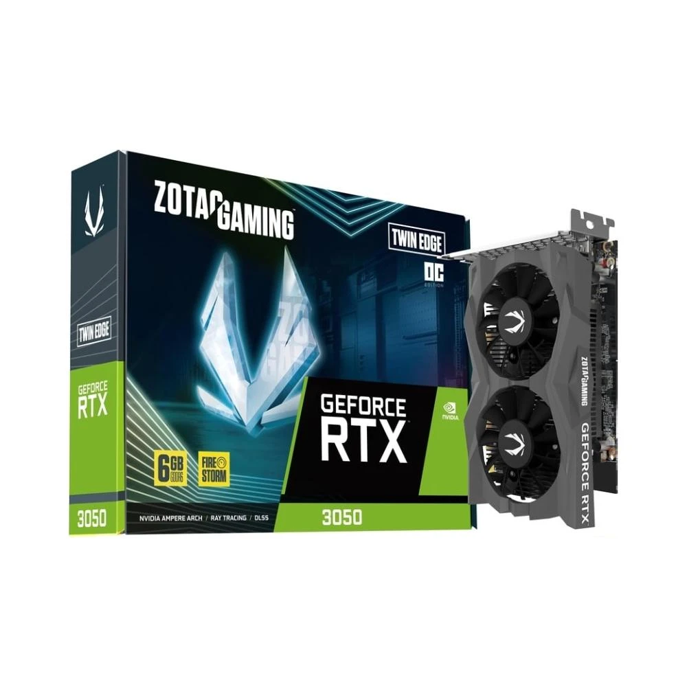 【ZOTAC 索泰】GAMING GeForce RTX 3050 6GB GDDR6 Twin Edge OC 顯示卡