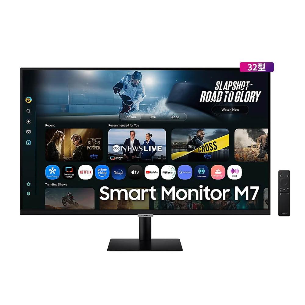 【Samsung 三星】㊣32型 4K聯網液晶螢幕/黑 S32FM702UC(LS32FM702UCXZW)