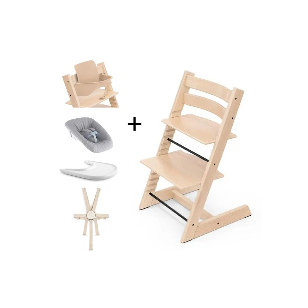 【STOKKE】Tripp Trapp 成長椅大全配(多色可選)高腳餐椅|兒童餐椅 麗兒采家