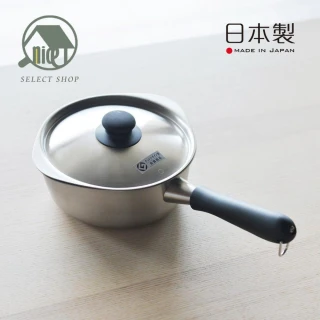 柳宗理】好歸覓選物所日本製18-8不鏽鋼三層鋼單柄鍋-18cm(平行輸入霧面