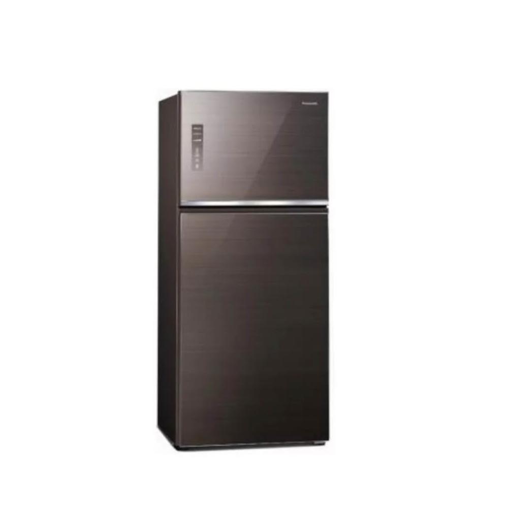 【Panasonic 國際牌】NR-B421TG-T 422公升 一級能效 日製玻璃雙門冰箱-曜石棕