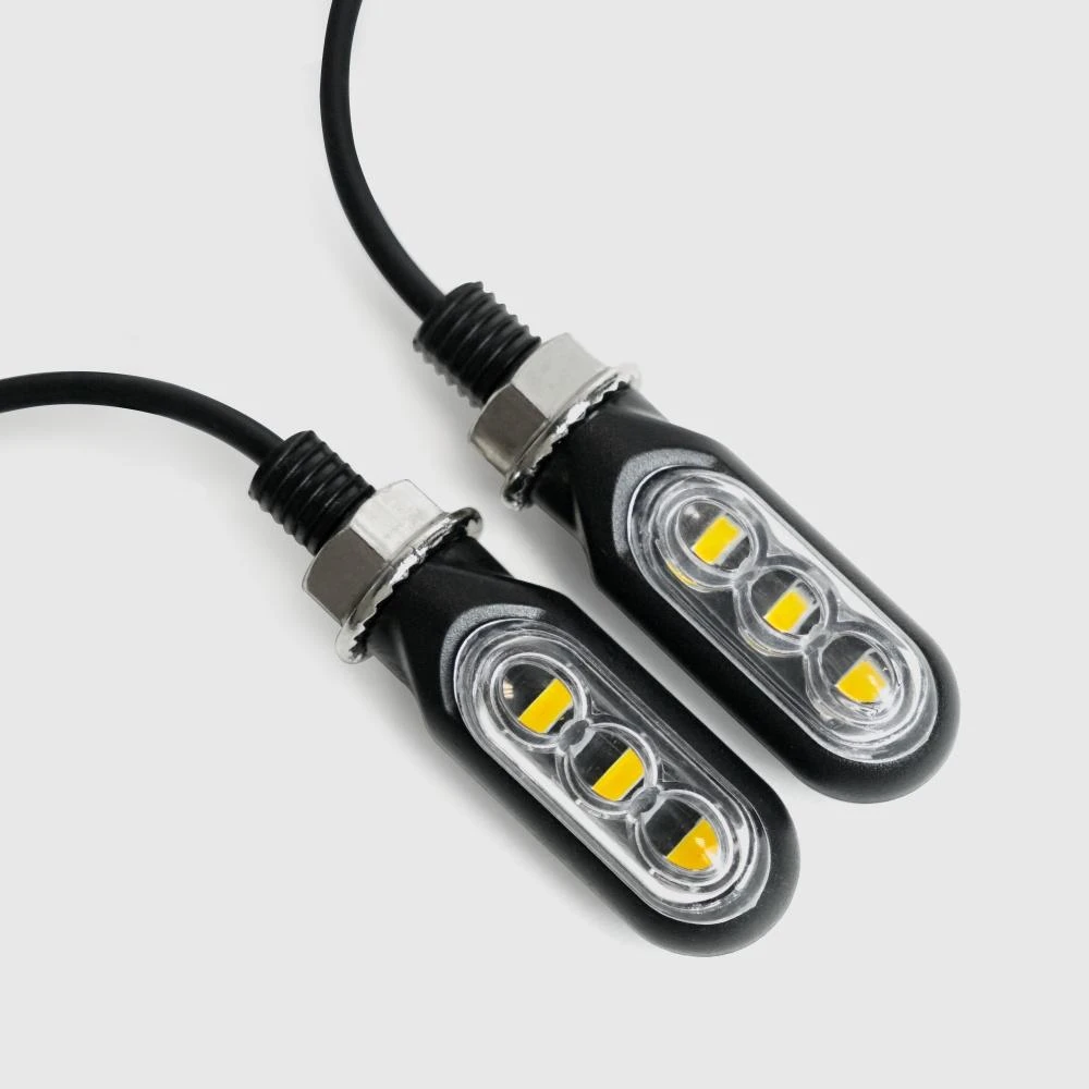 【XILLA】小三眼流水LED迷你方向燈 12V 流水轉向燈 拯救原廠方向燈造型老氣無個性 告別轉向辨識度不足