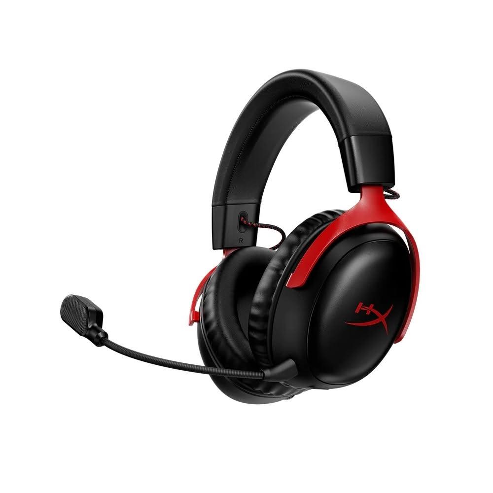 【HyperX】Cloud III 颶風3 無線電競耳機 紅色|77Z46AA