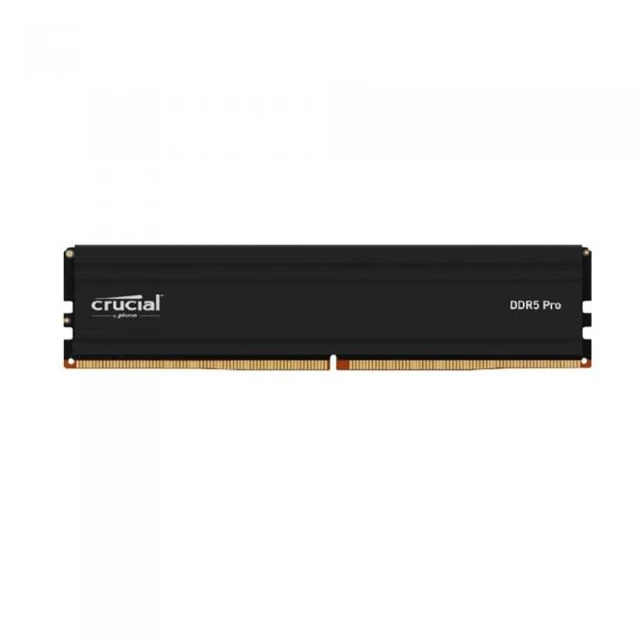 【Crucial 美光】Micron PRO 32G DDR5 5600 (CL46)黑散熱片 桌上型記憶體 (單支裝)
