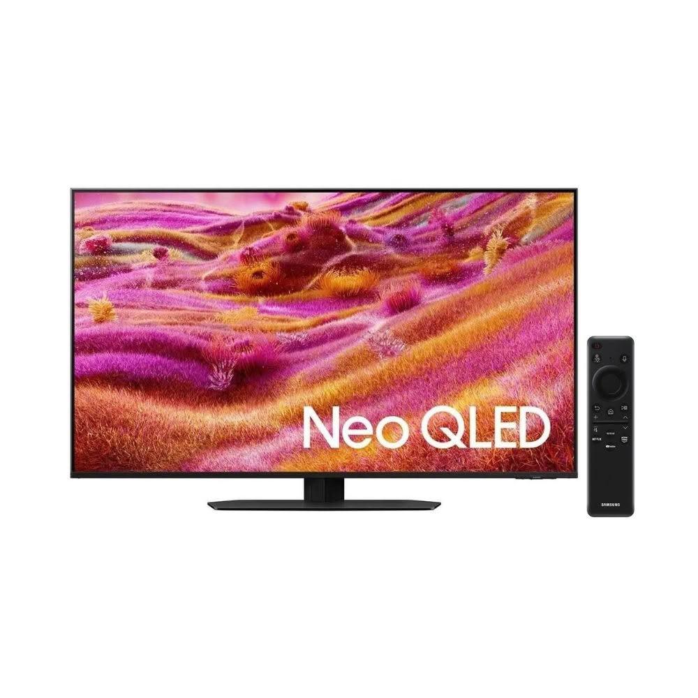 SAMSUNG三星 QA75QN90FAXXZW SAMSUNG 三星 QA75QN90FAXXZW 75吋 4K UHD 電視,採用先進 Mini LED 背光系統,提供卓越 4K 解析度 (3840 x 2160) 畫質體驗。支援 120Hz 倍頻,確保流暢動態影像;內建 60W 杜比數位音效喇叭,帶來環繞立體聲場。配備 4 組 HDMI 端子、2 組 USB 插槽,無需視訊盒,電源 110V。尺寸 1884 x 1118 x 191mm,重 50.2kg,產地越南,BSMI 許可 R33475,含桌上型基本安裝服務及 2 年保固。完美適閤家庭娛樂,中文選單操作簡易。