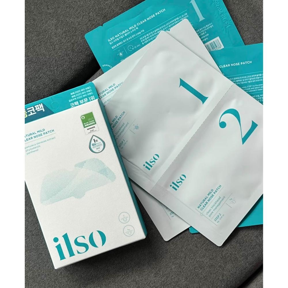 【ilso】韓國 ILSO 溫和粉刺鼻貼 5組/盒 黑頭鏟 鼻貼 粉刺貼 黑頭 白頭 清潔 毛孔管理