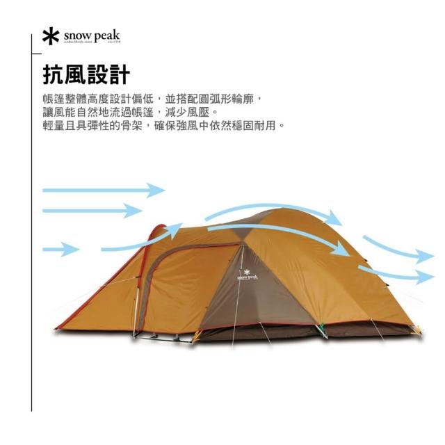 Snow Peak】SDE-002RH Amenity Dome 寢室帳S 帳篷客廳帳抗風超寬敞前門