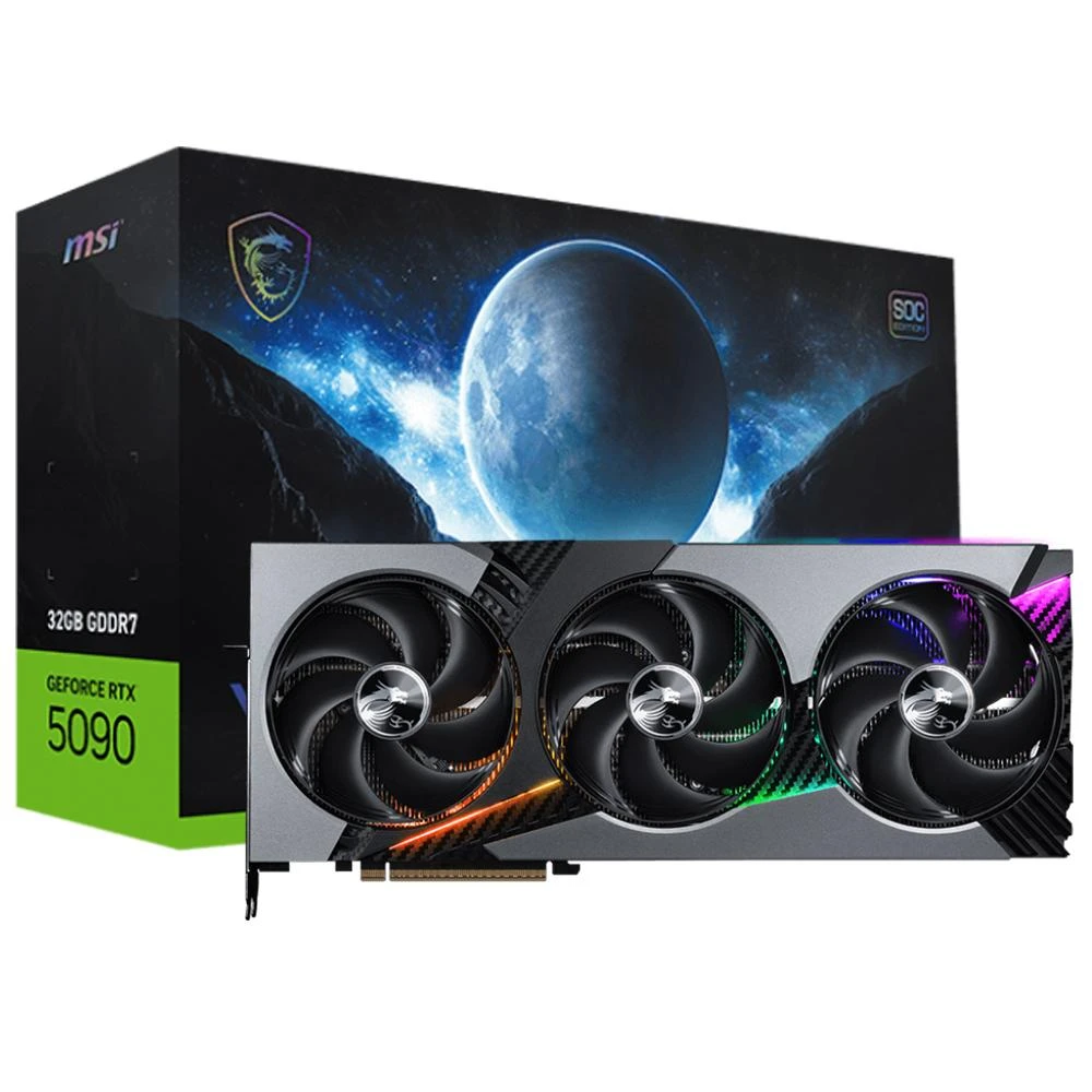 【MSI 微星】RTX 5090 32G VANGUARD SOC 顯示卡