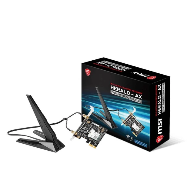【MSI 微星】HERALD-AX INTEL AX210NGW WI-FI 6E 網卡(AX210)