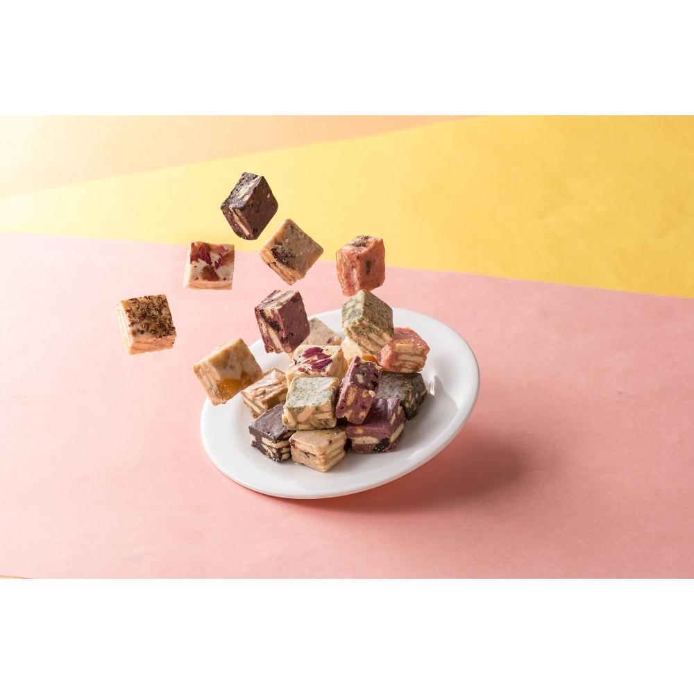 【Lami Fans】年節禮盒｜綜合雪Ｑ餅600g＋綜合牛軋糖600g＋頂級烏魚子75g（餅乾 零食 春節禮盒 台灣伴手禮）