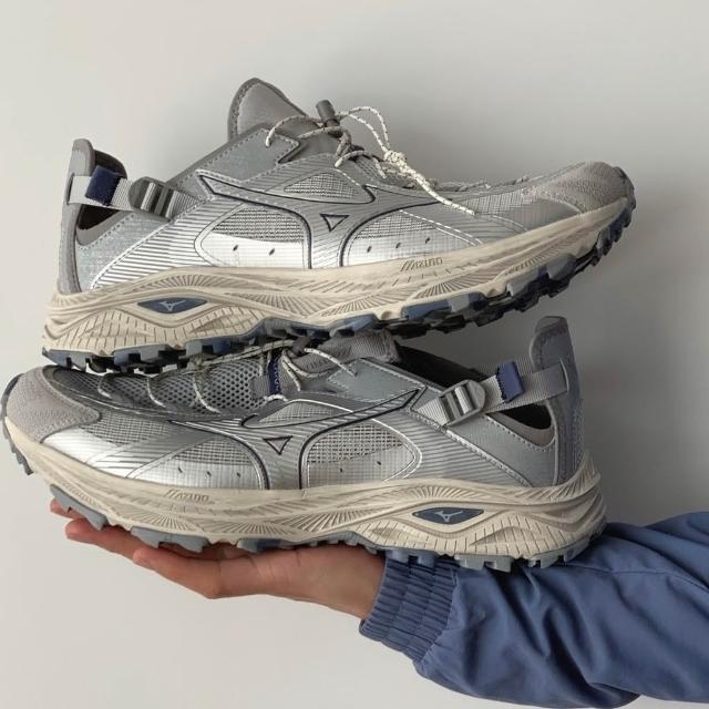 MIZUNO 美津濃】MIZUNO RACER TRAIL SE V2 灰銀藍霧霾藍溯溪鞋涼鞋