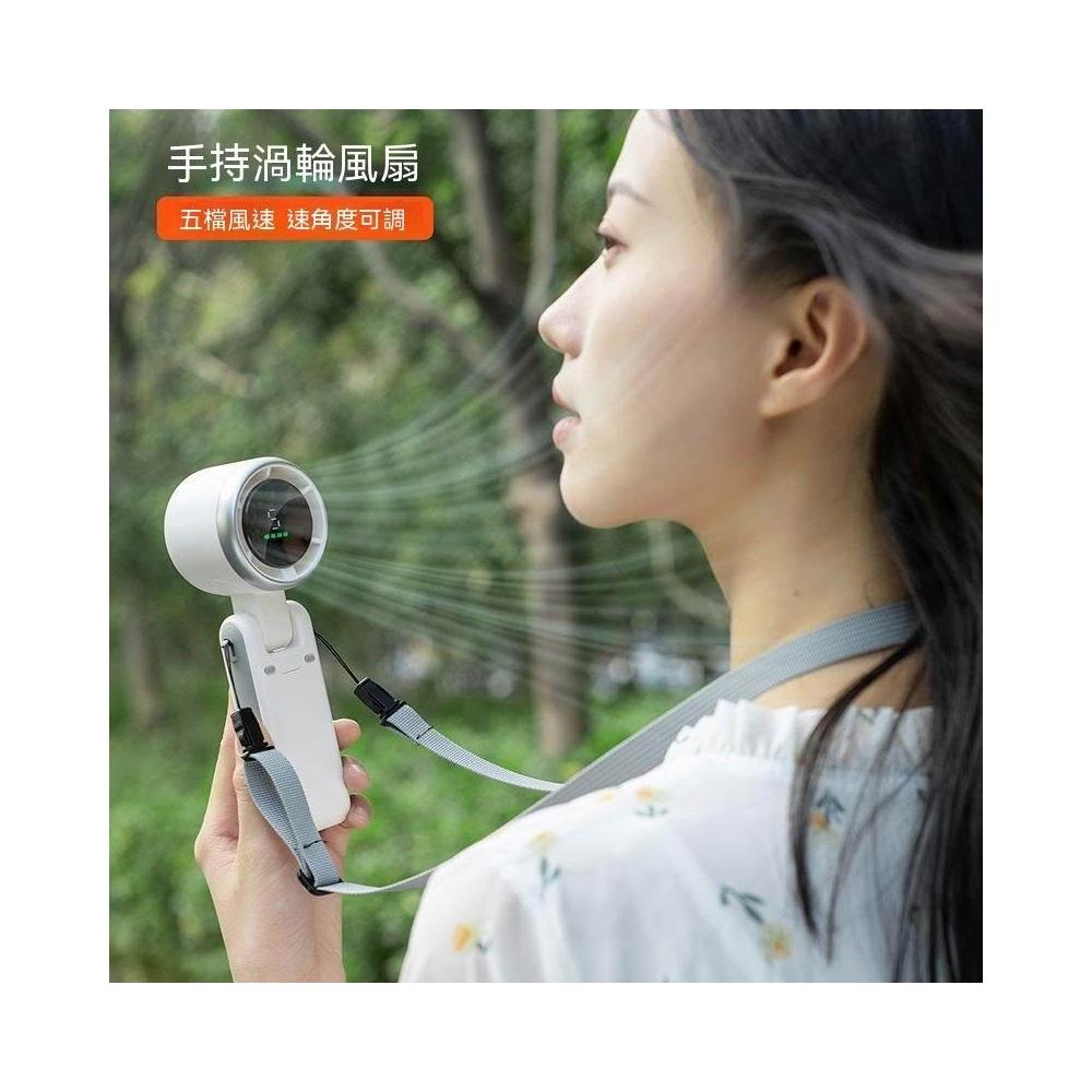 雅蘭仕USB迷你風扇極速降溫長續航手持/掛脖/桌面高轉數三場景智
