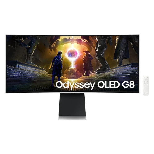 【Samsung 三星】Odyssey OLED G8 S34DG852SC 曲面電競螢幕 34型 OLED/175Hz/智慧電視