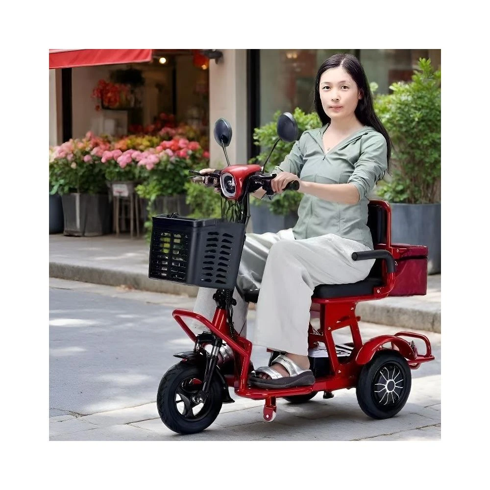 防側翻老年代步車/家用小型休閑智能殘疾人/可折疊/電動三輪車/電動車/電動自行車/長輩代步車/電動代步車/三輪代步車