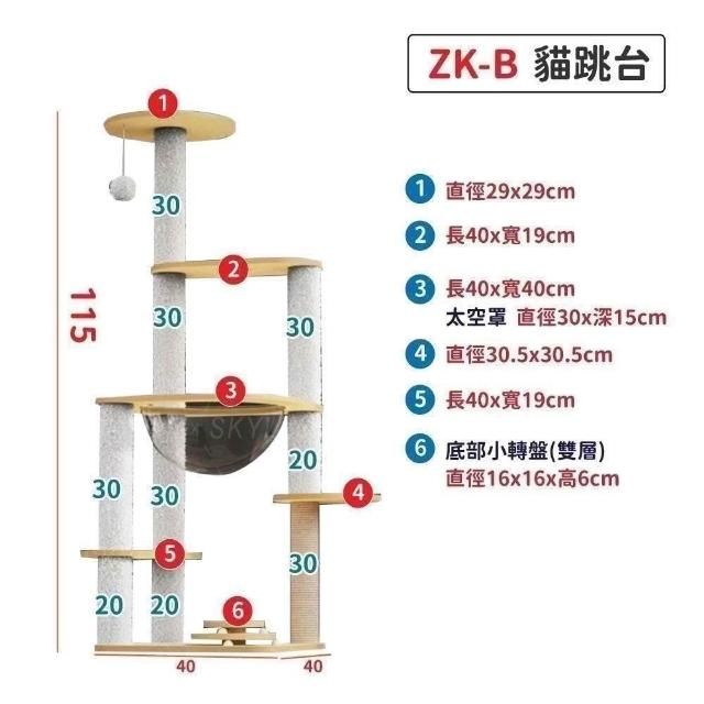 SkyLife 貓跳台 ZK-B 完整評測推薦文章