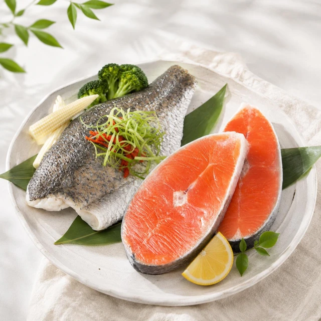 【海之醇】優質鱸魚鮭魚10片任選(230g±10%/片)