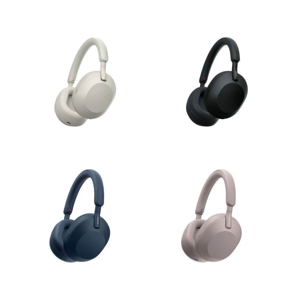 SONY 索尼】WH-1000XM5 無線降噪耳罩耳機銀/ 黑/ 午夜藍/ 玫瑰灰另有H100