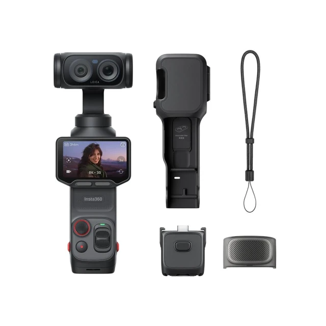 【Insta360】Insta360【Luna Ultra 標準套裝】原廠公司貨 8K徠卡雙鏡頭 雲台相機 口袋相機 防震