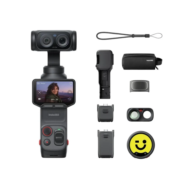 【Insta360】Insta360【Luna Ultra 創作者套裝】原廠公司貨 8K徠卡雙鏡頭 雲台相機 口袋相機 防震