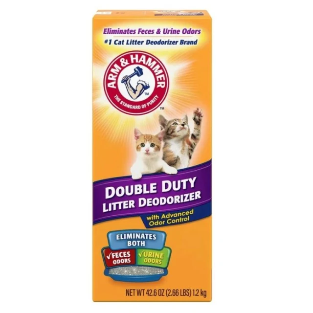 【ARM&HAMMER 鐵鎚】貓砂除臭粉 1.2公斤X 6入#159859