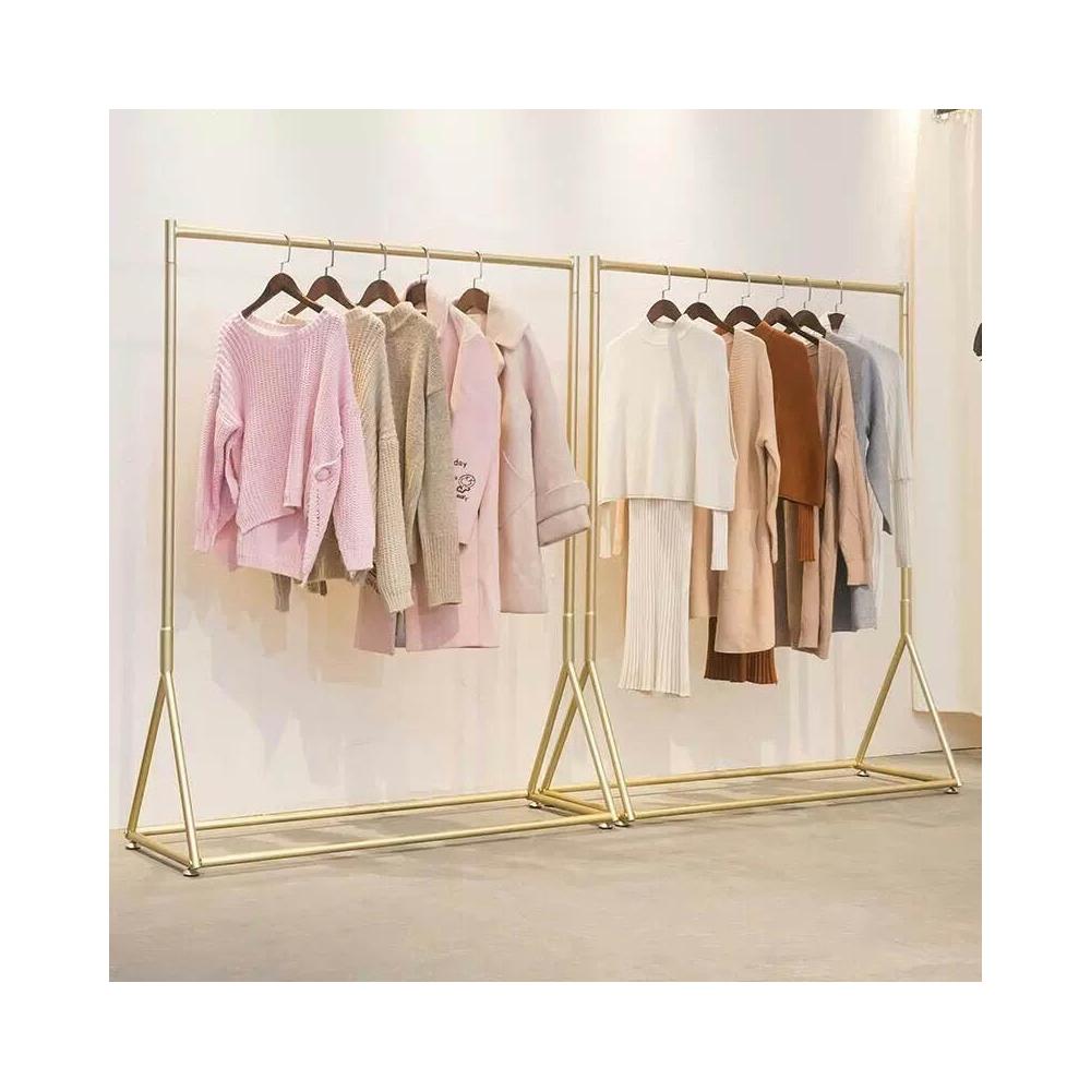 [廠家直銷] 服裝店展示架落地式鐵藝貨架童裝女裝衣專用掛衣架直播間陳列架