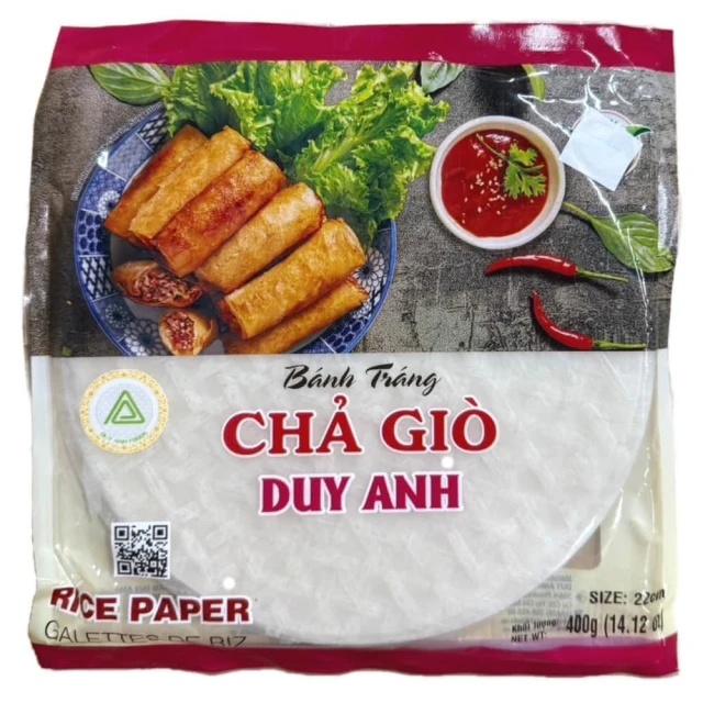 DUY ANH 薄餅皮 400g  油炸用(紅包裝) 越南春捲皮