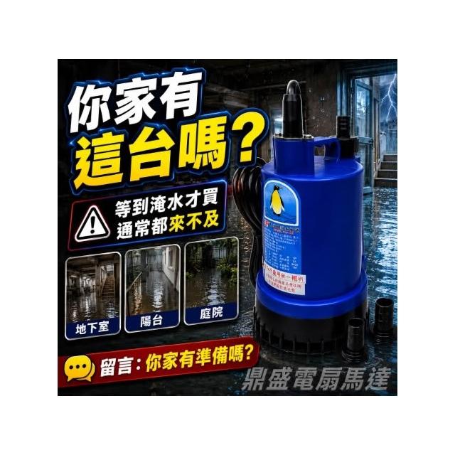 東成牌抽水機TCF-120 1/6HP120W大水量積水排除馬達園藝造景輕便型
