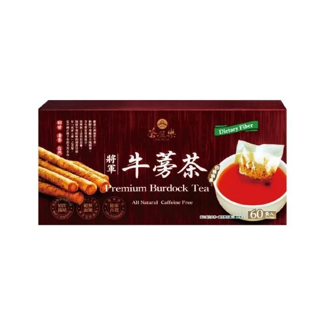 【美式賣場】茶屋樂將軍牛蒡茶5g×60入/盒裝