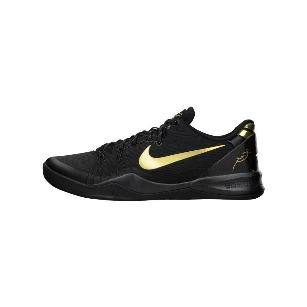NIKE 耐吉】603269-100 Nike Kobe 8 Elite Black Gold 科比8 圓頭系帶