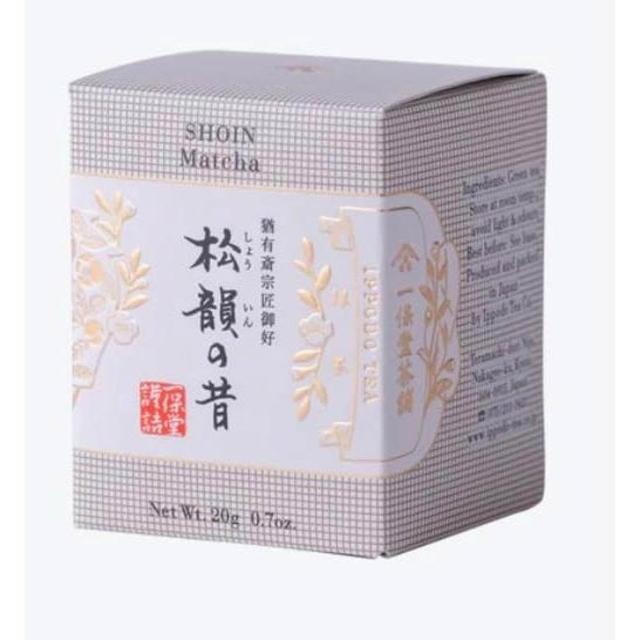 一保堂茶舗京都宇治抹茶粉松韻之昔20g 日本進口抹茶茶道用泡抹茶拿鐵