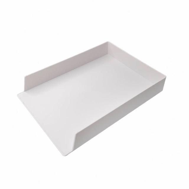 【上手家居】可疊加日式A4文件架(文件收納盒/辦公桌收納/辦公室用品/資料架/筆筒/文件盒/文件整理)