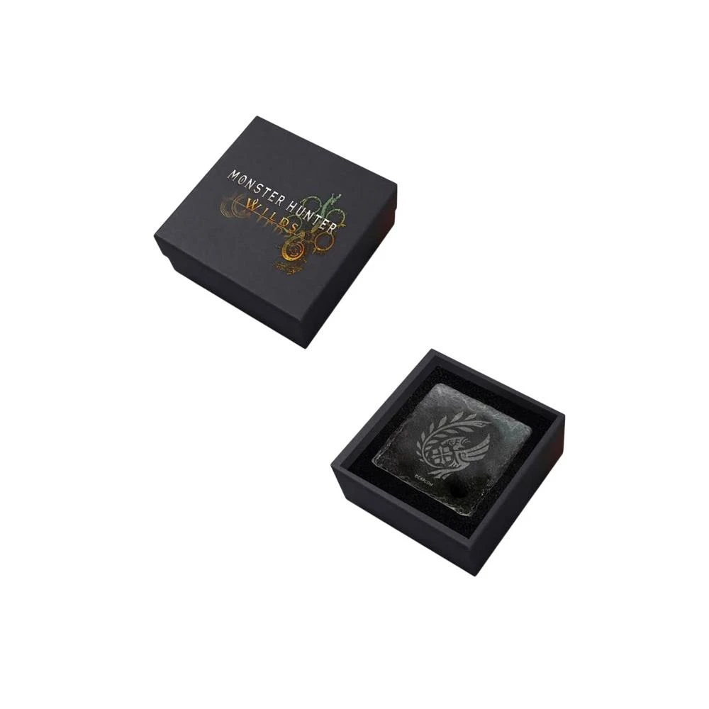 【SONY 索尼】特典 PS5 魔物獵人 荒野 鐳雕石板 杯墊 收藏 辦公用品