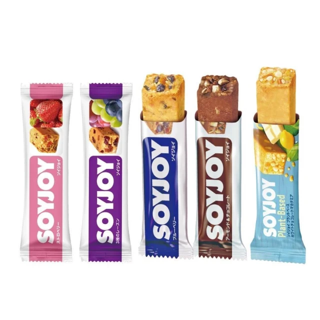 【SOYJOY】大豆營養棒 30g/條 口味任選(藍莓/杏仁巧克力/草莓/葡萄/白巧克力夏威夷豆)