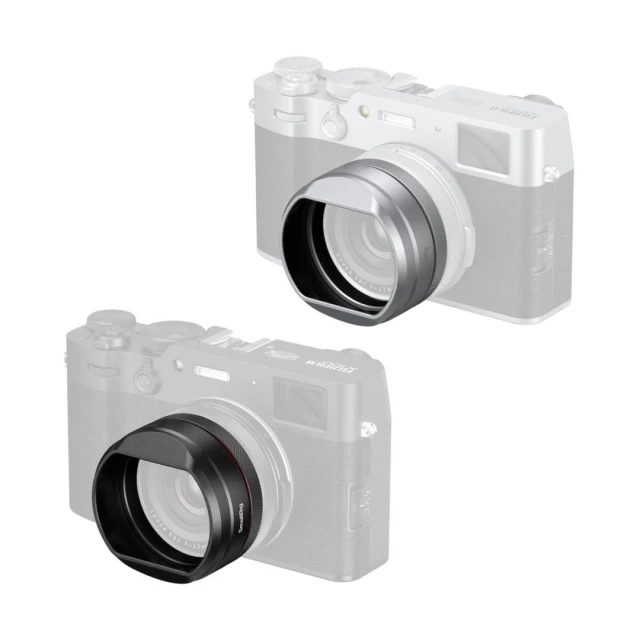 【SmallRig 斯莫格】SmallRig 富士 X100VI / X100V 鏡頭遮光罩 ( 5848 黑色 / 5849 銀色) 鏡花園