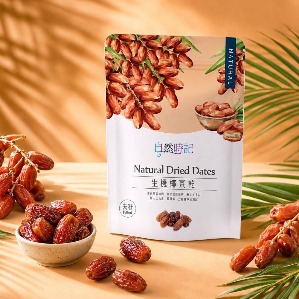 自然時記 生機椰棗乾 200/袋
