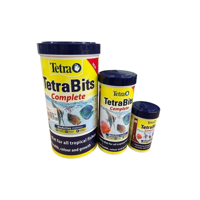 【TETRA 德彩】Tetra Bits 德彩 熱帶魚顆粒飼料 100ml 300ml 1L七彩 神仙 慈鯛 金魚 TB飼料 緩沉性