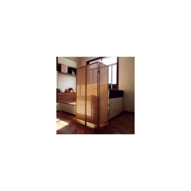 ❥(^_-) 免運  屏風隔斷 屏風隔板 屏風隔墻 折屏日式玄關客餐廳間隔折屏陽台屏風 竹編木質室內屏風 屏風隔間屏風簾