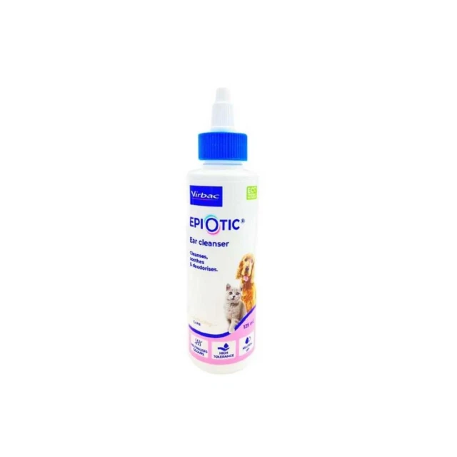 【Virbac 維克】🐾Lovely Pet🐾Epiotic 耳爽 125ml｜耳道清潔劑 SIS新配方 犬貓通用 清耳液 潔耳液